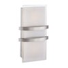 Access Lighting Metro, LED Wall Sconce, Brushed Steel Finish, Opal Glass 62218LEDD-BS/OPL